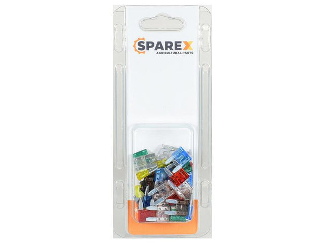 Sparex Agripak 40 pcs. Mini Blade Fuse 5.0, 7.5, 10, 15, 20, 25, 30A Assorted | S.172901 - Product Image 1