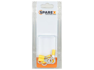 Sparex Agripak 6 pcs. Pre Insulated Ring Terminal, 10.5mm, Yellow | S.172917 - Product Image 1