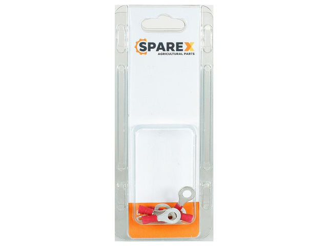 Sparex Agripak 6 pcs. Pre Insulated Ring Terminal, 6.4mm, Red | S.172921 - Product Image 1