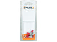 Sparex Agripak 6 pcs. Pre Insulated Spade Terminal Female Spade with Male Branch, 6.3mm, Red | S.172955 - Product Image 1