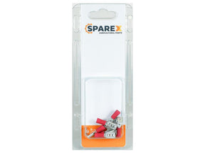 Sparex Agripak 6 pcs. Pre Insulated Spade Terminal Female Spade with Male Branch, 6.3mm, Red | S.172955 - Product Image 1
