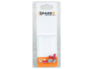 Sparex Agripak 6 pcs. Pre Insulated Spade Terminal Female, 6.3mm, Red | S.172956 - Product Image 1