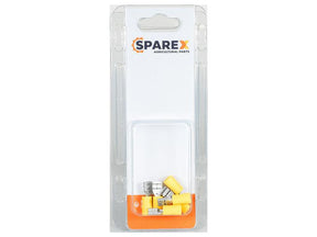 Sparex Agripak 6 pcs. Pre Insulated Spade Terminal Female, 6.3mm, Yellow | S.172958 - Product Image 1