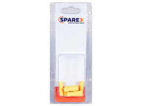 Sparex Agripak 6 pcs. Pre Insulated Spade Terminal Female, 6.3mm, Yellow | S.172959 - Product Image 1