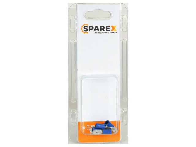 Sparex Agripak 6 pcs. Pre Insulated Spade Terminal Male, 6.3mm, Blue | S.172961 - Product Image 1