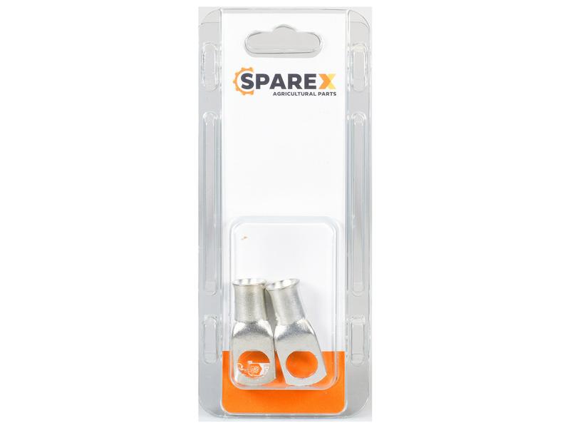 Sparex Agripak 2 pcs. Swage On Ring Terminal 50 x 10mm | S.172977 - Product Image 1