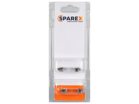 Sparex Agripak 2 pcs. Bulb 12V, 10W, SV8.5 42x11mm | S.173015 - Product Image 1