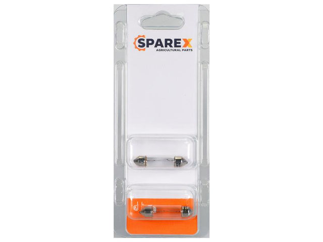 Sparex Agripak 2 pcs. Bulb 12V, 10W, SV8.5 42x11mm | S.173015 - Product Image 1