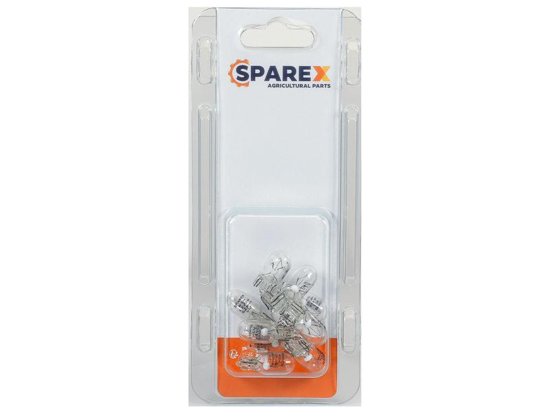 Sparex Agripak 10 pcs. Bulb 12V, 3W, W2.1x9.5d | S.173027 - Product Image 1