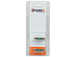 Sparex Agripak 2 pcs. Bulb 12V, 1W, SV8.5-8 30x10mm | S.173052 - Product Image 1