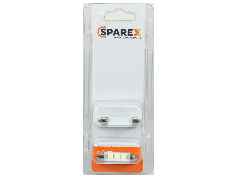 Sparex Agripak 2 pcs. Bulb 12V, 1W, SV8.5-8 39x11mm | S.173054 - Product Image 1