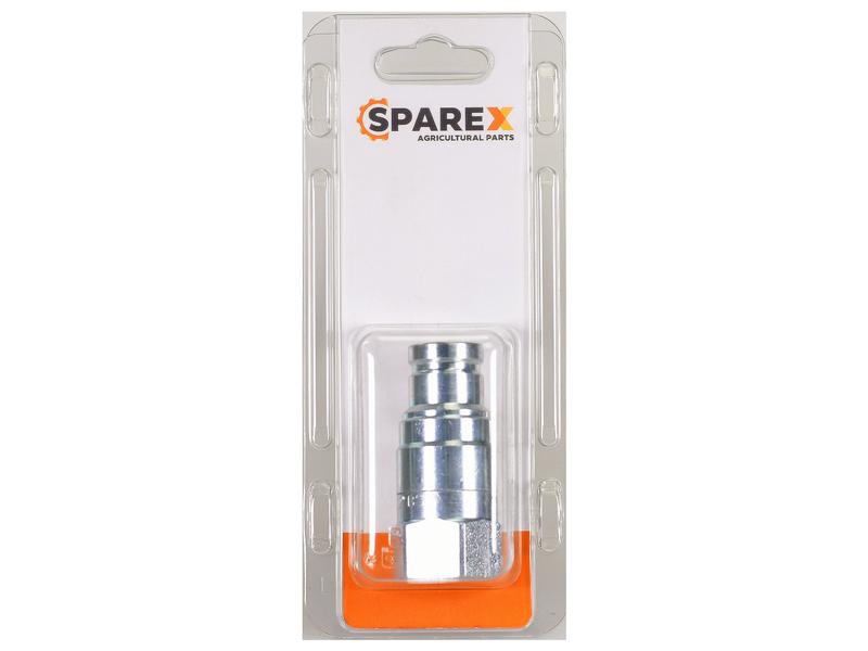 Sparex Agripak 1 pc. Flat Faced Coupling Male 3/8'' x 1/2'' Female Thread | S.173119 - Product Image 1