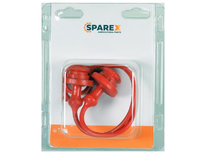 Faster Agripak 2 pcs. Faster Dust Plug 1/2'' Red | S.173138 - Product Image 1