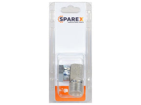Sparex Agripak Hydraulic Adaptor 1/2'' BSP Male x 1/2'' BSP Swivel Female | S.173166 - Product Image 1