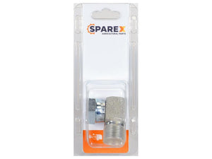 Sparex Agripak Hydraulic Adaptor 1/2'' BSP Male x 1/2'' BSP Swivel Female | S.173166 - Product Image 1
