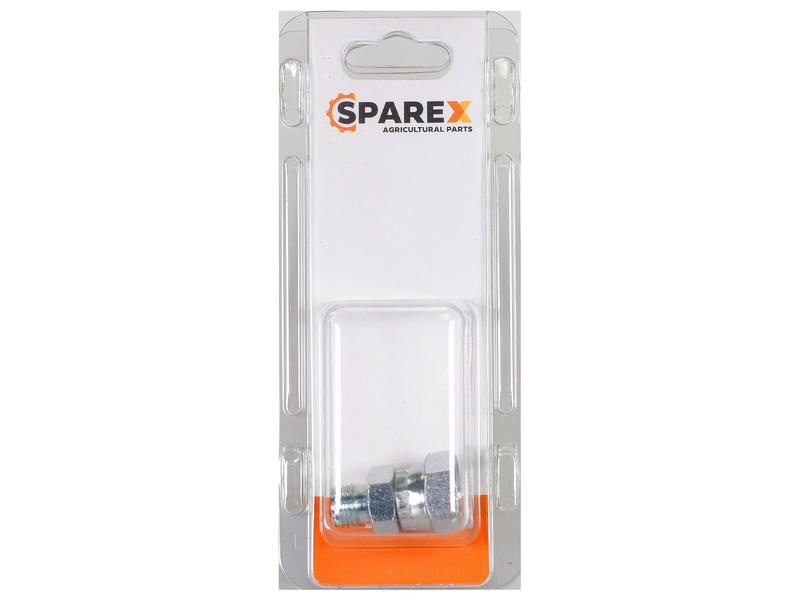 Sparex Agripak Hydraulic Adaptor 1/4'' BSP Male x 3/8'' BSP Swivel Female | S.173170 - Product Image 1