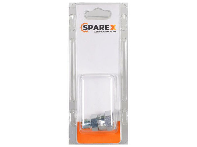 Sparex Agripak Hydraulic Adaptor 1/4'' BSP Male x 3/8'' BSP Swivel Female | S.173170 - Product Image 1
