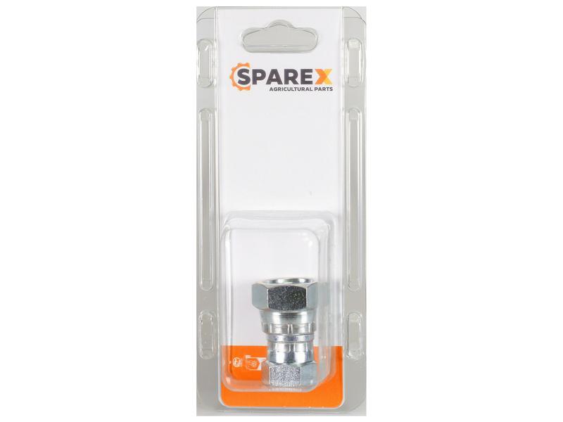 Sparex Agripak Hydraulic Adaptor 3/8'' BSP Swivel Female x 1/2'' BSP Swivel Female | S.173176 - Product Image 1