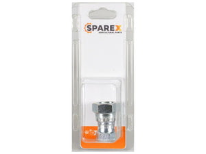 Sparex Agripak Hydraulic Adaptor 3/8'' BSP Swivel Female x 1/2'' BSP Swivel Female | S.173176 - Product Image 1