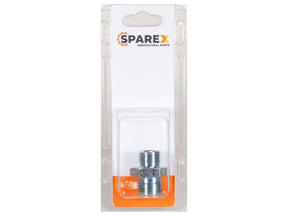 Sparex Agripak Hydraulic Adaptor M18 x 1.50 Metric Male x 1/2'' BSP Male | S.173178 - Product Image 1