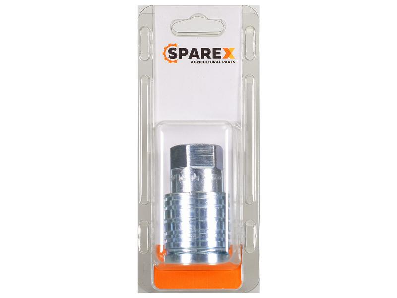 Sparex Agripak 1 pc. Quick Release Hydraulic Coupling Female 1/2'' Body x 1/2'' Female Thread | S.173193 - Product Image 1