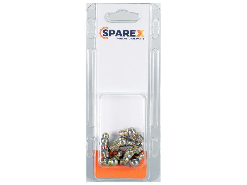 Sparex Agripak 6 pcs. Grease Nipple M8 x 1.25 | S.173343 - Product Image 1