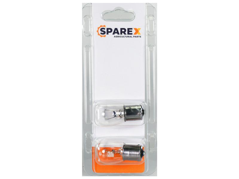 Sparex Agripak 2 pcs. Bulb 12V, 21W, BA15s | S.173352 - Product Image 1