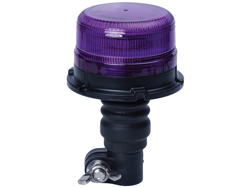 LED Beacon Purple Flexible Pin 12-24V Ultra-Compact Safety Light | S.173559