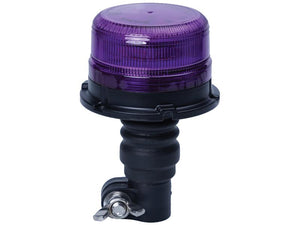 LED Beacon Purple Flexible Pin 12-24V Ultra-Compact Safety Light | S.173559