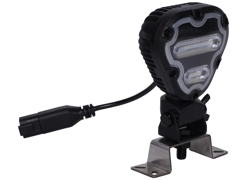 Sparex FlexiGlow Work Light, Triangular LED Multi-coloured, 1800 Lumens Raw, 12-24V | S.173562 - Product Image 2