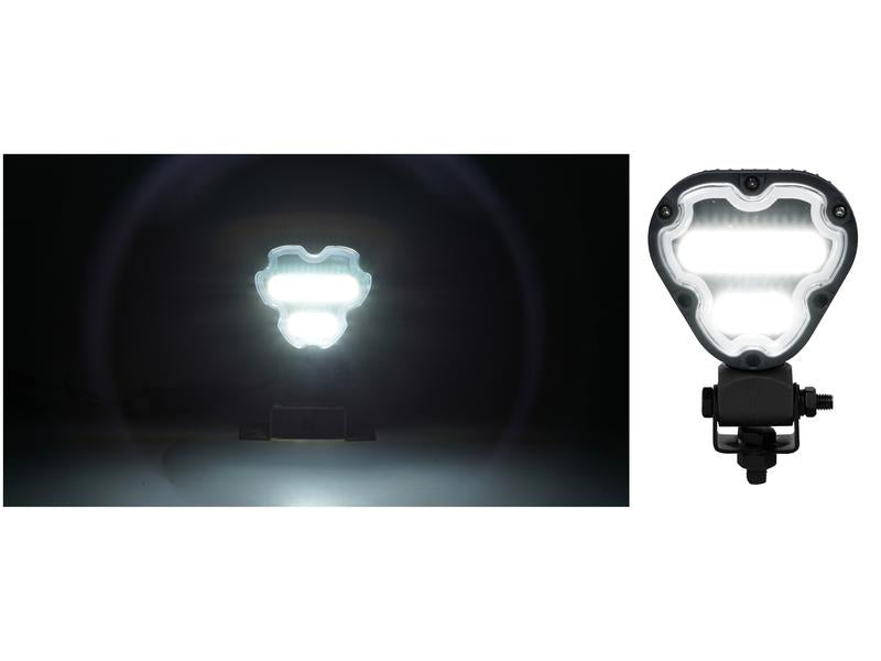 Sparex FlexiGlow Work Light, Triangular LED Multi-coloured, 1800 Lumens Raw, 12-24V | S.173562 - Product Image 4