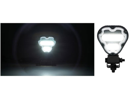 Sparex FlexiGlow Work Light, Triangular LED Multi-coloured, 1800 Lumens Raw, 12-24V | S.173562 - Product Image 4
