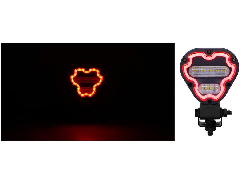 Sparex FlexiGlow Work Light, Triangular LED Multi-coloured, 1800 Lumens Raw, 12-24V | S.173562 - Product Image 6
