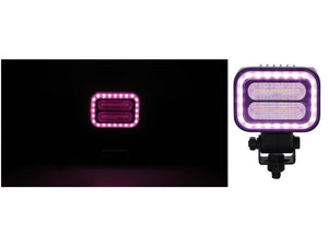 Sparex FlexiGlow Work Light, Square LED Multi-coloured, 2400 Lumens Raw, 12-24V | S.173564 - Product Image 4
