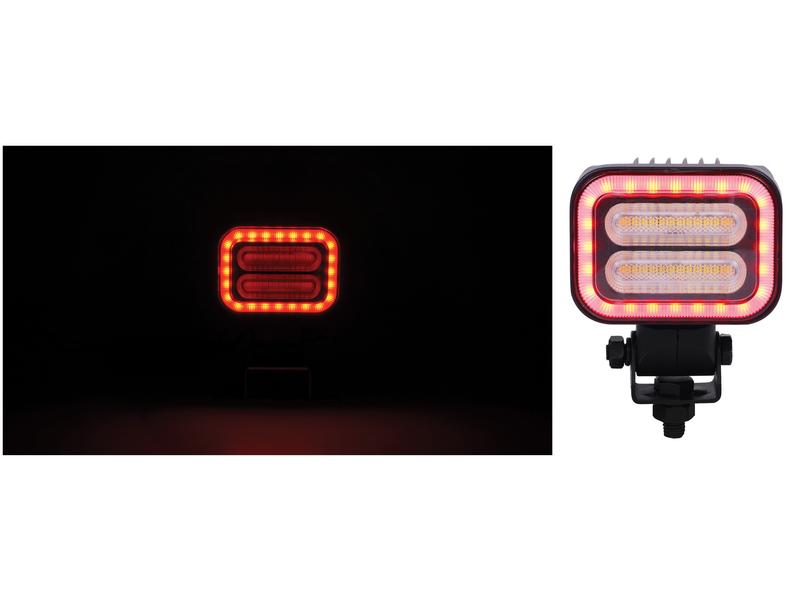 Sparex FlexiGlow Work Light, Square LED Multi-coloured, 2400 Lumens Raw, 12-24V | S.173564 - Product Image 5