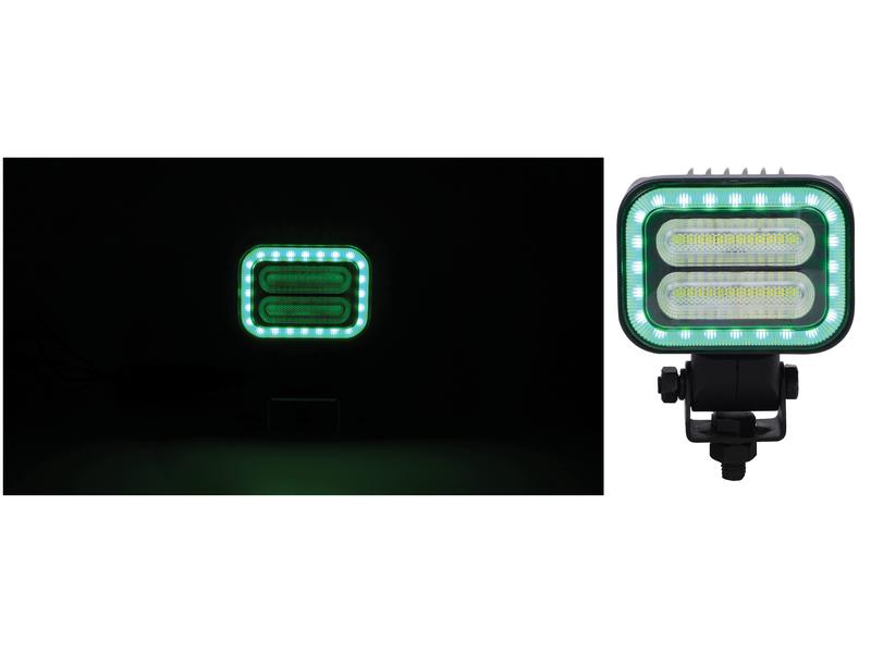 Sparex FlexiGlow Work Light, Square LED Multi-coloured, 2400 Lumens Raw, 12-24V | S.173564 - Product Image 8