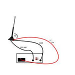 Sparex DAB AM FM Active Amplified Roof Mount Radio Aerial 5M | S.173785