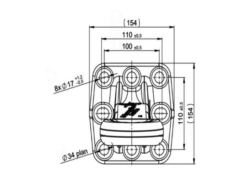 Scharmuller Ladder Hitch Coupling Insert - K80 | S.174047 - Product Image 6