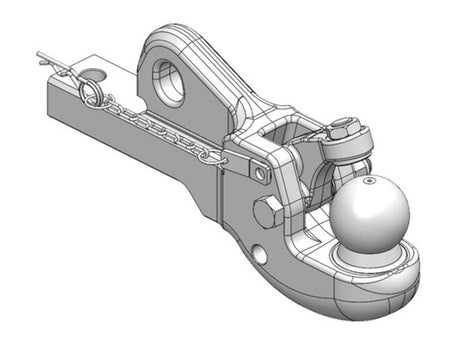Scharmuller Pick-Up Hitch Insert - K80 Suitable for John Deere 00.428.00.5-A20, 00.428.00.6-A20 | S.174053 - Product Image 4