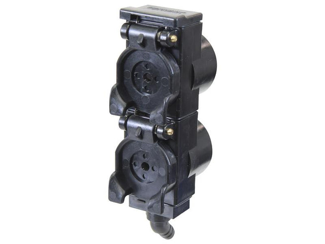 Sparex TARV Oil Collection System Double unit 55mm spacing without visual indicators, 45 Degrees | S.174490 - Product Image 1