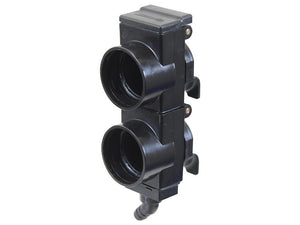Sparex TARV Oil Collection System Double unit 55mm spacing, with Brown +- Indicators, 45 Degrees | S.174498 - Product Image 2