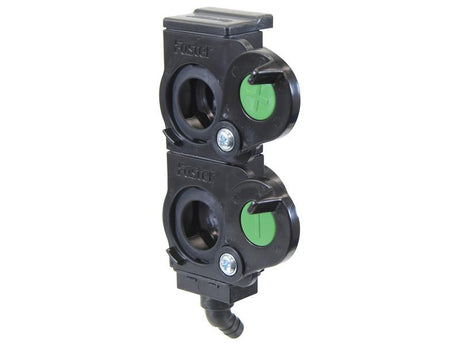 Sparex TARV Oil Collection System Double unit 55mm spacing, with Green +- Indicators, 45 Degrees | S.174504 - Product Image 2