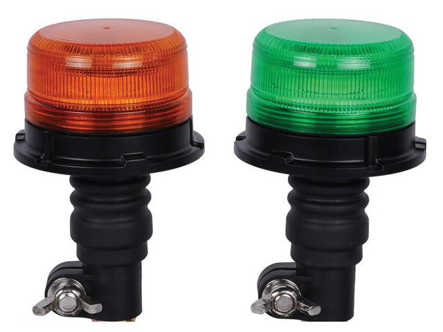 Sparex LED Beacon, Amber / Green, Flexible Pin 12-24V Set of 2 | S.174511 - Product Image 1