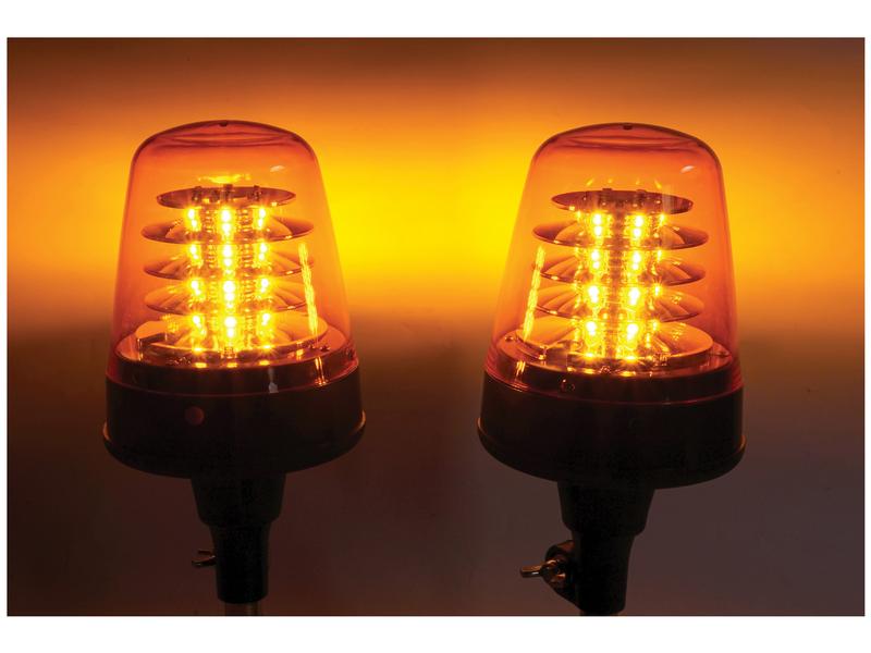 Sparex LED Beacon, Amber, Flexible Pin 12-24V Set of 2 | S.174512 - Product Image 2