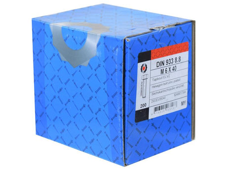 Sparex Metric Setscrew, M6x40mm (DIN 933) 8.8. | S.174597 - Product Image 2