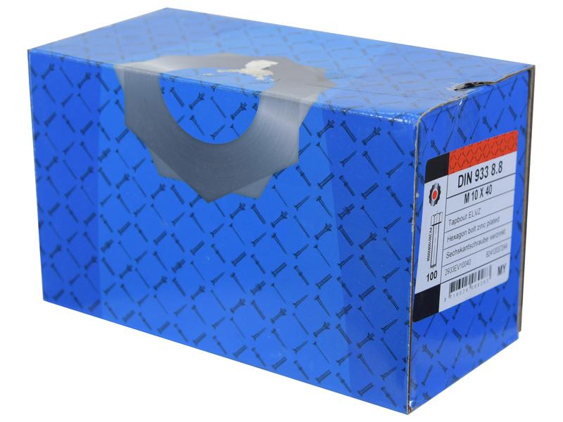 Sparex Metric Setscrew, M10x40mm (DIN 933) | S.174606 - Product Image 2
