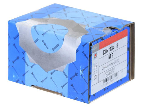 Sparex Metric Nut, M6x1.00mm (DIN 934) Grade 8. | S.174635 - Product Image 2
