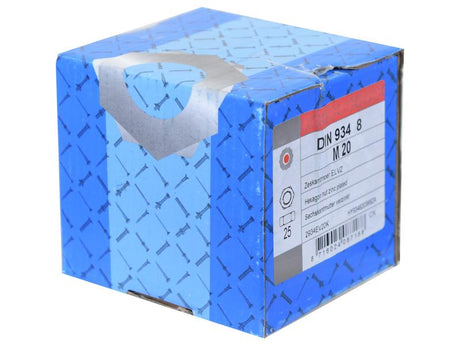 Sparex Metric Nut, M20x2.50mm (DIN 934) Grade 8. | S.174642 - Product Image 2