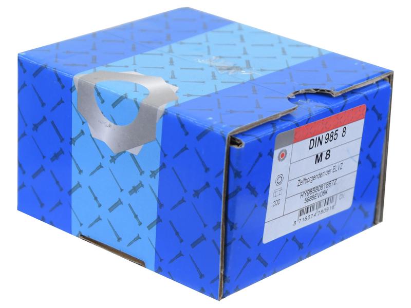 Sparex Metric Self Locking Nut, M8x1.25mm (DIN 985) Grade 8. | S.174644 - Product Image 2