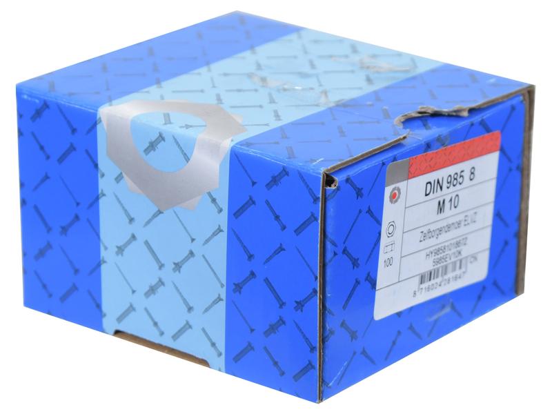 Sparex Metric Self Locking Nut, M10x1.50mm (DIN 985) Grade 8. | S.174645 - Product Image 2
